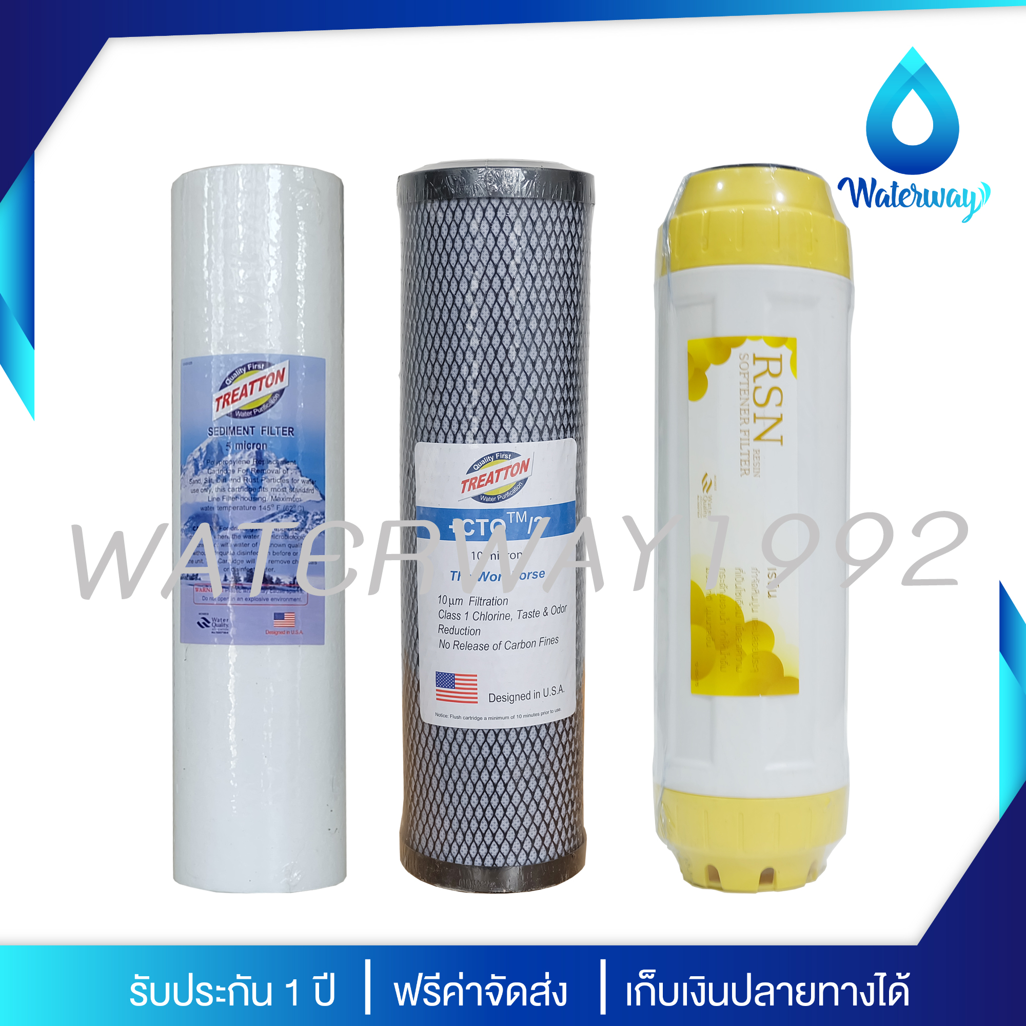 ไส้กรองน้ำ 5 ขั้นตอน UNI PURE รุ่น FUB5S-RO75G (RO 75GPD)_3